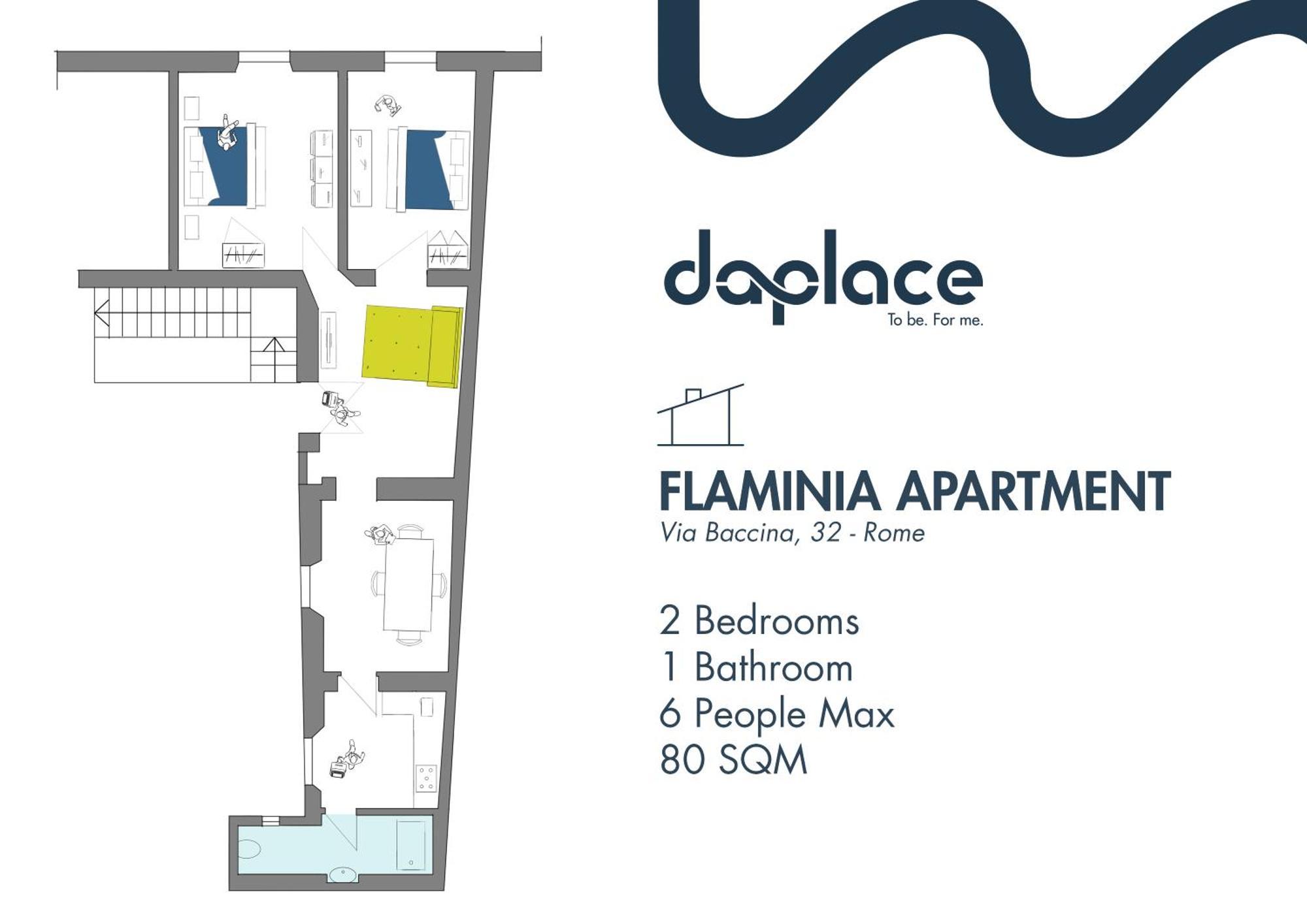 Daplace - Flaminia Apartment Rom Exteriör bild